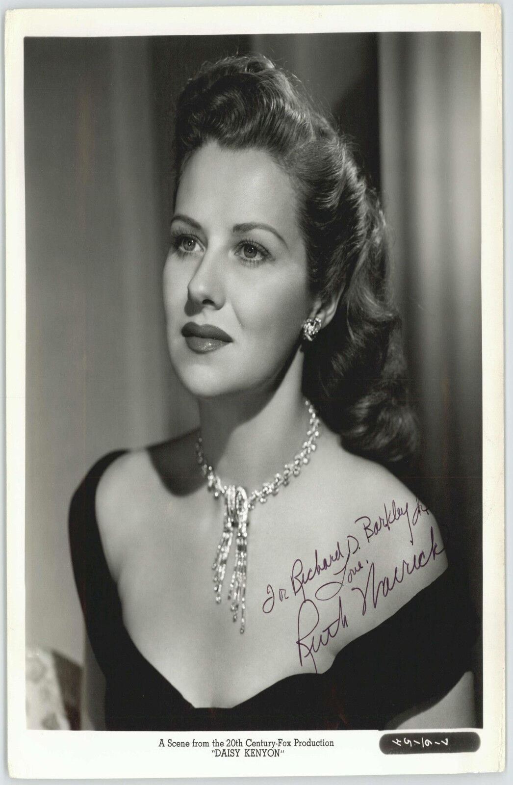 RUTH WARRICK ACTRESS ALL MY CHILDREN (DECEASED) SIGNED 8X10 JSA COA #P41763