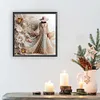 Elegante Dame - speziell geformte Diamond Painting - 30*30cm