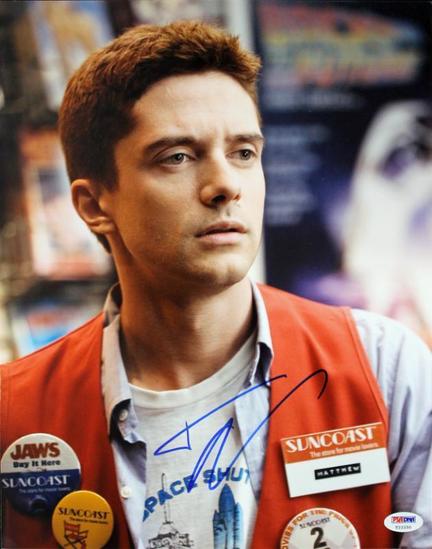 Topher Grace Take Me Home Tonight Signed Authentic 11X14 Photo Poster painting PSA/DNA #T22250