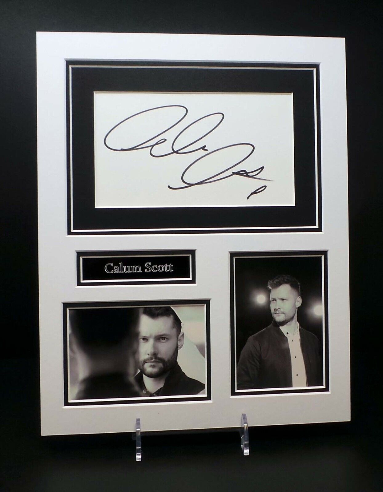 Calum SCOTT Signed Mounted Photo Poster painting Display AFTAL RD COA Singer Songwriter