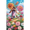 (US Local)Windmill-Crystal Rhinestone Diamond Painting(70*40cm)
