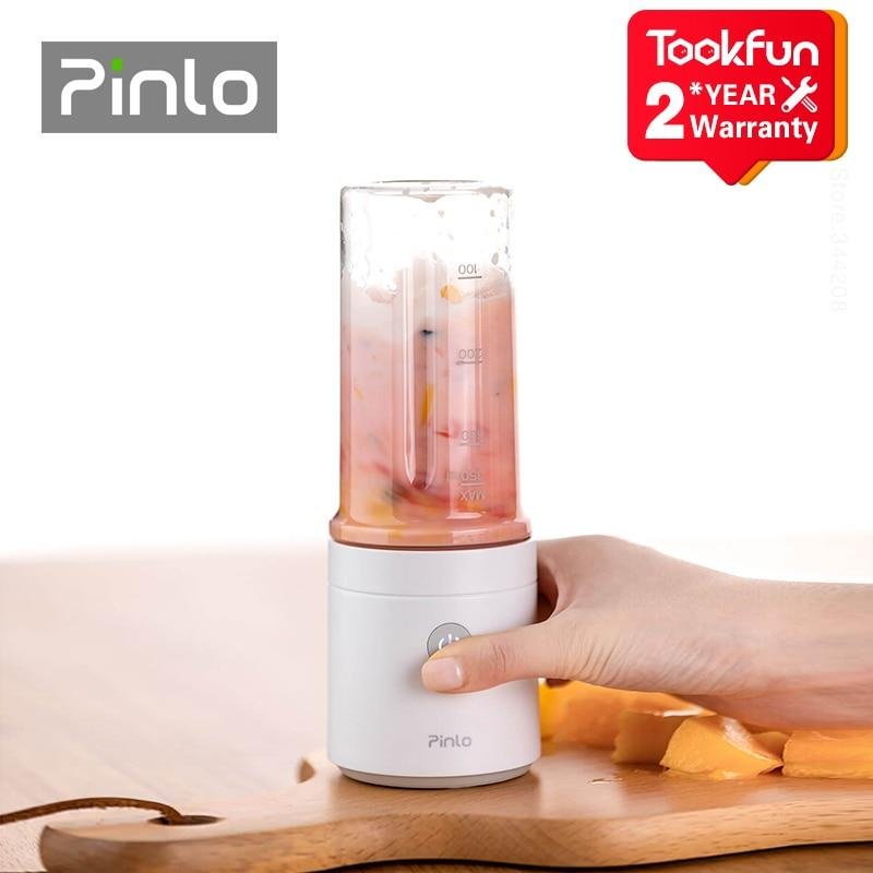Pinlo Blender Electric Kitchen Juicer Mixer Portable food processor charging using quick juicing cut off power Fruit Cup