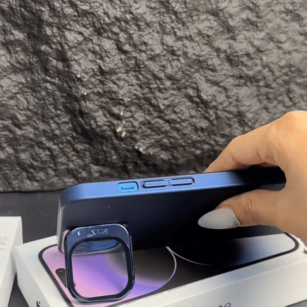 INVISIBLE KICKSTAND & LENS PROTECTOR ULTRA THIN IPHONE CASE