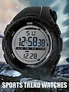50M Waterproof Alarm Sports Wrist Watch Countdown Timer Men For Men Student Gift