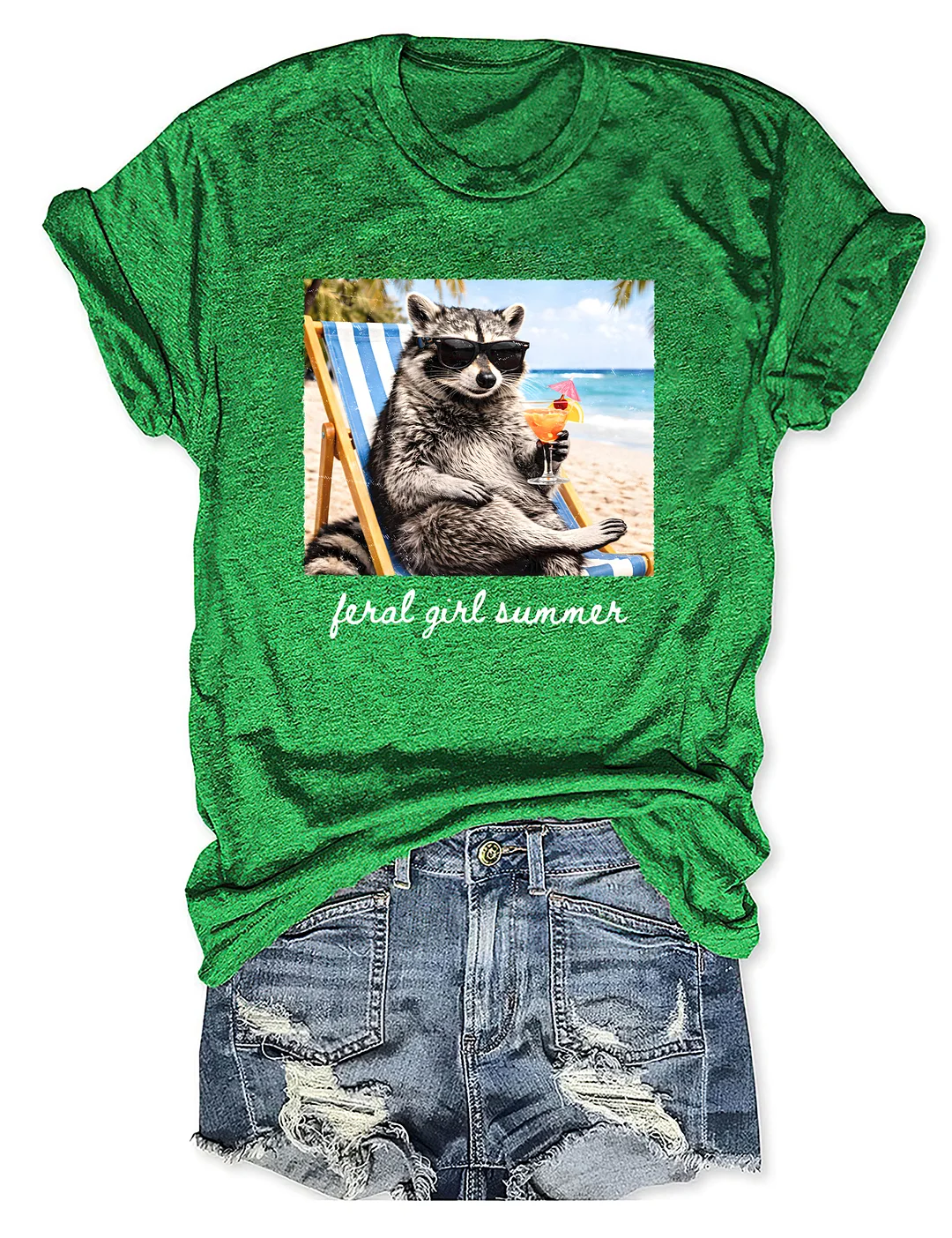Feral Girl Summer T-shirt