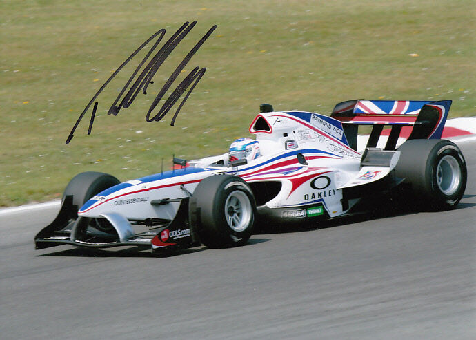 Robbie Kerr Hand Signed A1 GP Photo Poster painting 7x5.