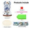 DIY Xmas Angel Diamond Painting Single-sided Wooden Desktop Ornaments