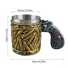 Chope &agrave; bi&egrave;re cr&eacute;ative en acier inoxydable en forme de pistolet