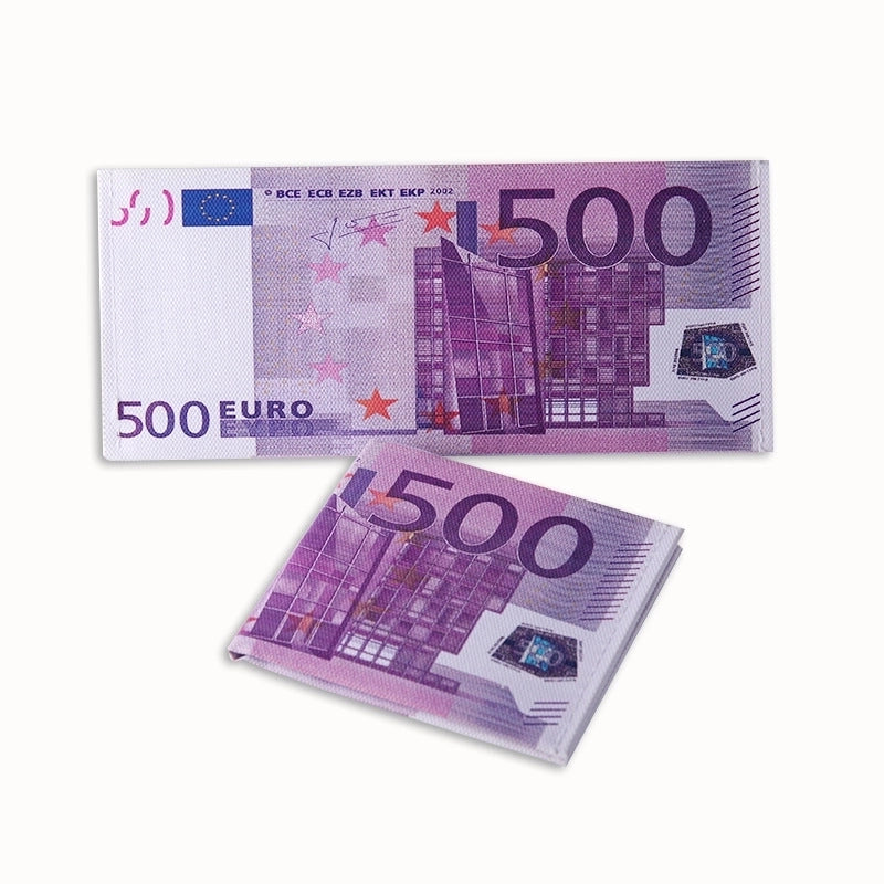 Unisex Geometric Canvas Open Coin Purses