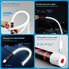 Flexible LED Flashlight Stick Rechargeable 28 Inch Bendable Mechanic Light with 3 Brightness Modes Work Light for Mechanics Car Repairs Inspections Tight Spaces
