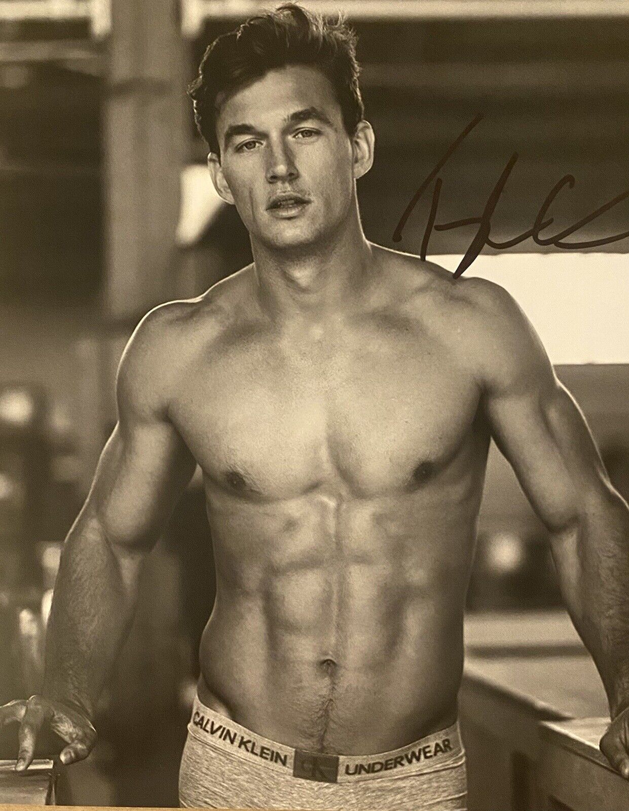 Tyler Cameron Signed Autographed 8x10 Photo Poster painting Sexy , Male Model The Bachelorette?