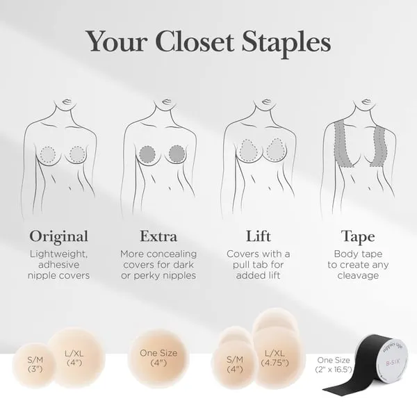 Go Braless! Seamless Nipple Cover