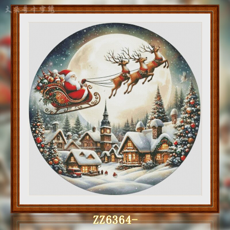 [ZZ6364-Ice and Snow Christmas Dream] Painting Fairy Cross Stitch