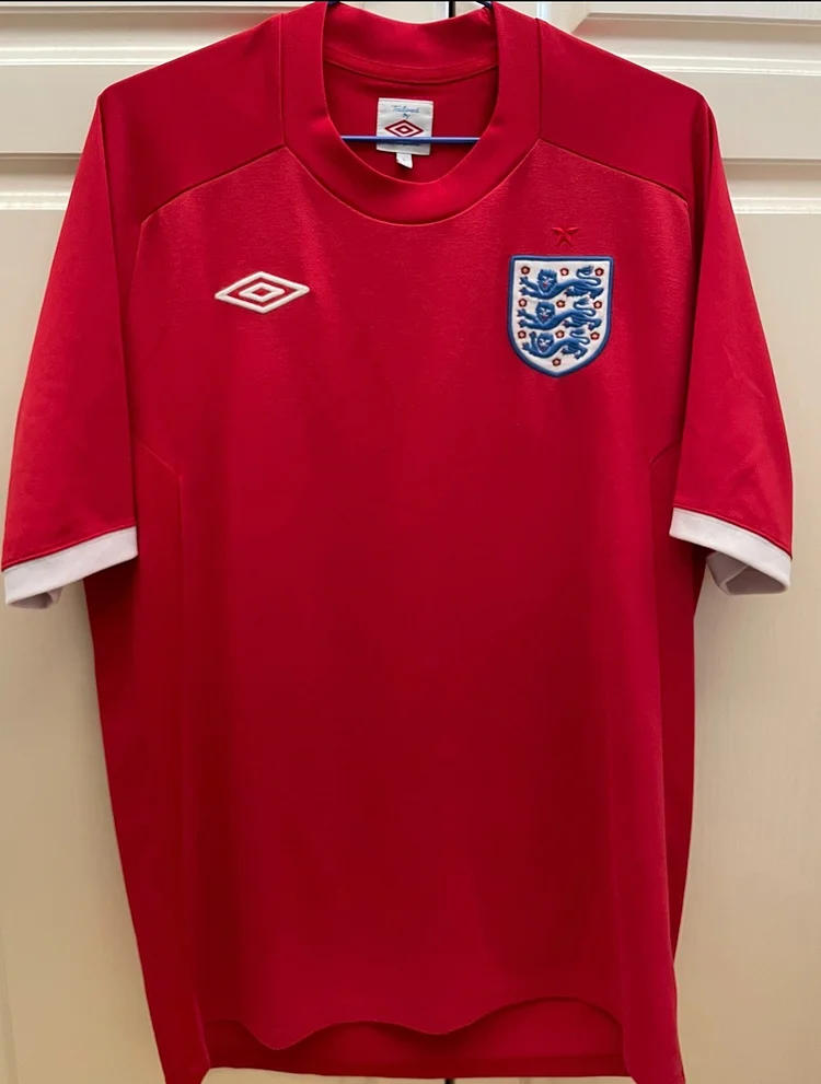 2010 England Away Retro Kit