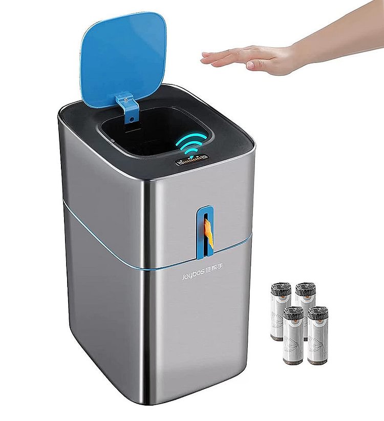 5.8 Gallon Stainless Steel Touchless  Sensor Trash Can