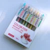 9 Colors Set Retro Morandi 0.5mm Gel Pens School Season Student Office Stationery Highlighter