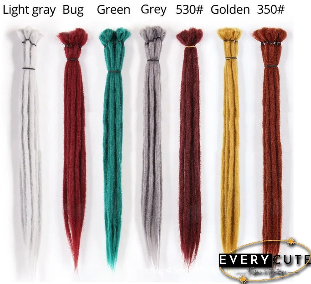 Wig Dirty Plait Handmade Dirty Plait Reggae Dirty Plait 20 Inch Monochrome