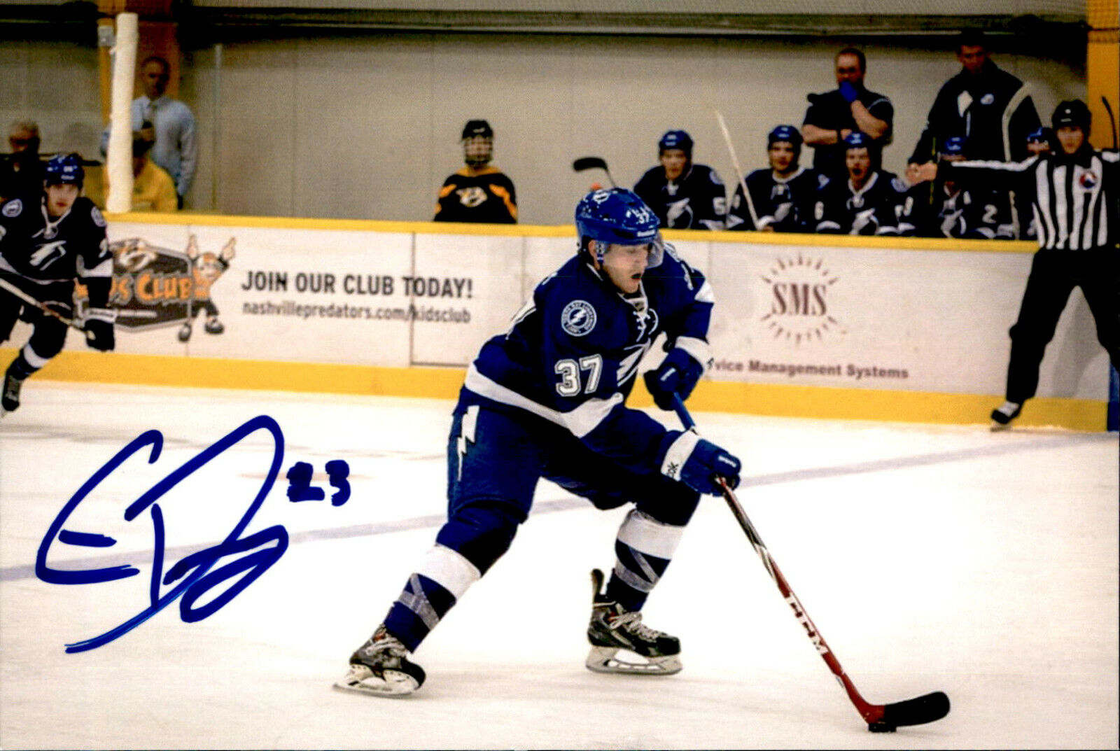 Cameron Darcy SIGNED 4x6 Photo Poster painting TAMPA BAY LIGHTNING