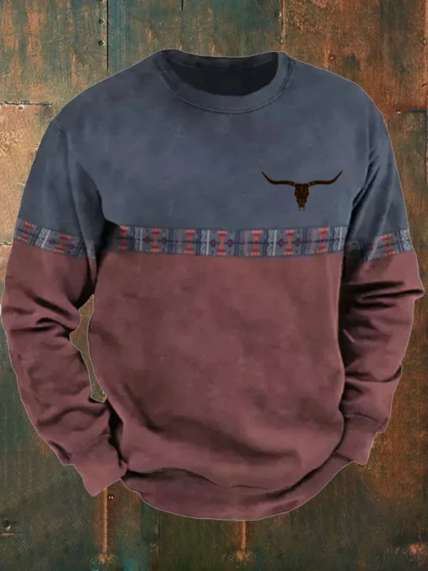 Casual Printed Long Sleeve Sweatshirt