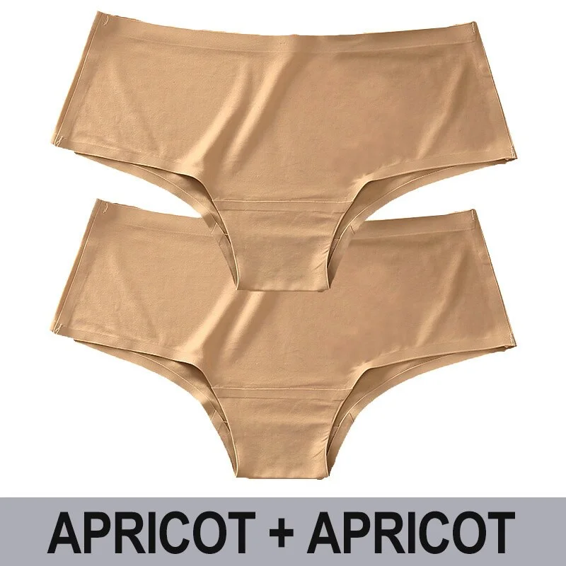 Women Seamless Panties Sexy Underwear Solid Color Female Underpants Low Waist Briefs Intimates Lingerie Pantys Set for Girl M-XL