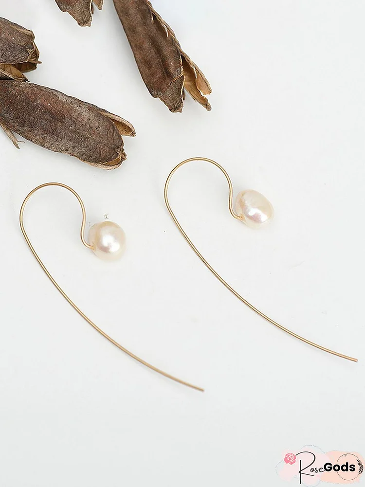 Women's Pear Vintage Simple Earrings