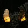 LED Resin Simulation Animal Lawn Ground Plug Lamp Weatherproof Solar Figures Energy-Saving Lighting Easy To Use for Outdoor Patio Yard Balcony Courtyard