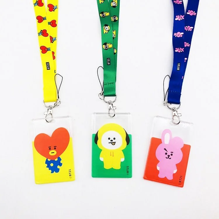 BT21 Cute Lanyard + Card Holder