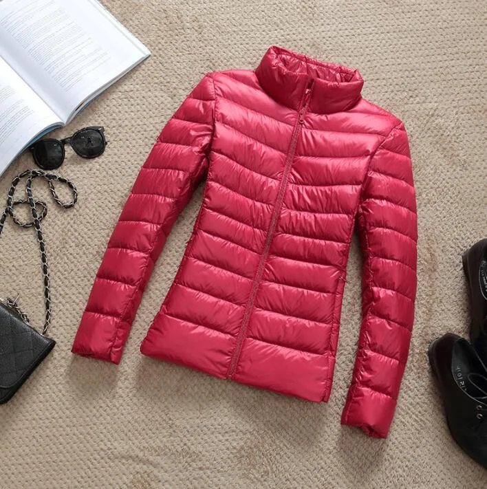2020 New Spring Down jacket Women 90% White Duck Down Coat Ultra Light Warm Coat Female Portable Plus Size Down Jacket Winter