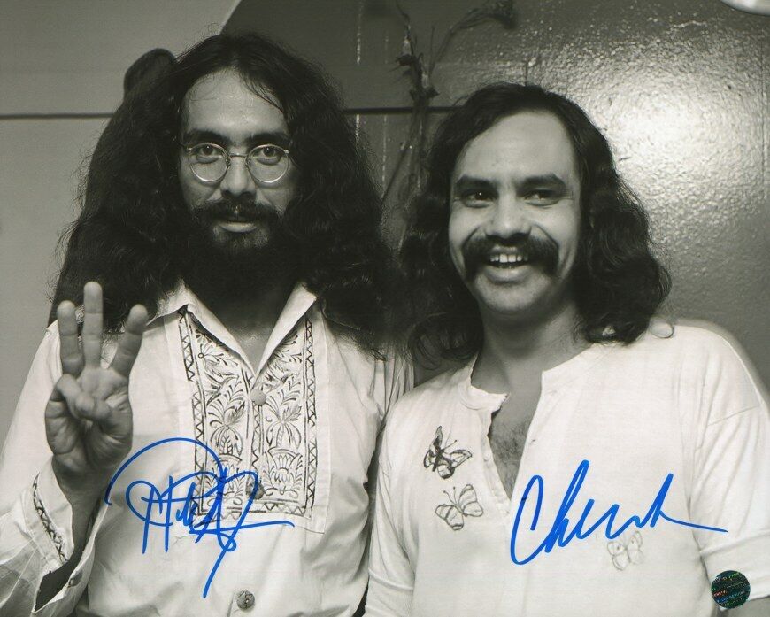 CHEECH MARIN, TOMMY CHONG Autographed Original 8x10 Photo Poster painting LOA TTM