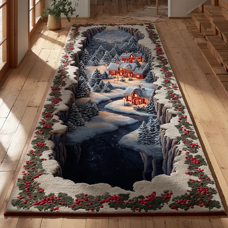 Alpine Christmas Village Runner Carpet NCU0HH1505