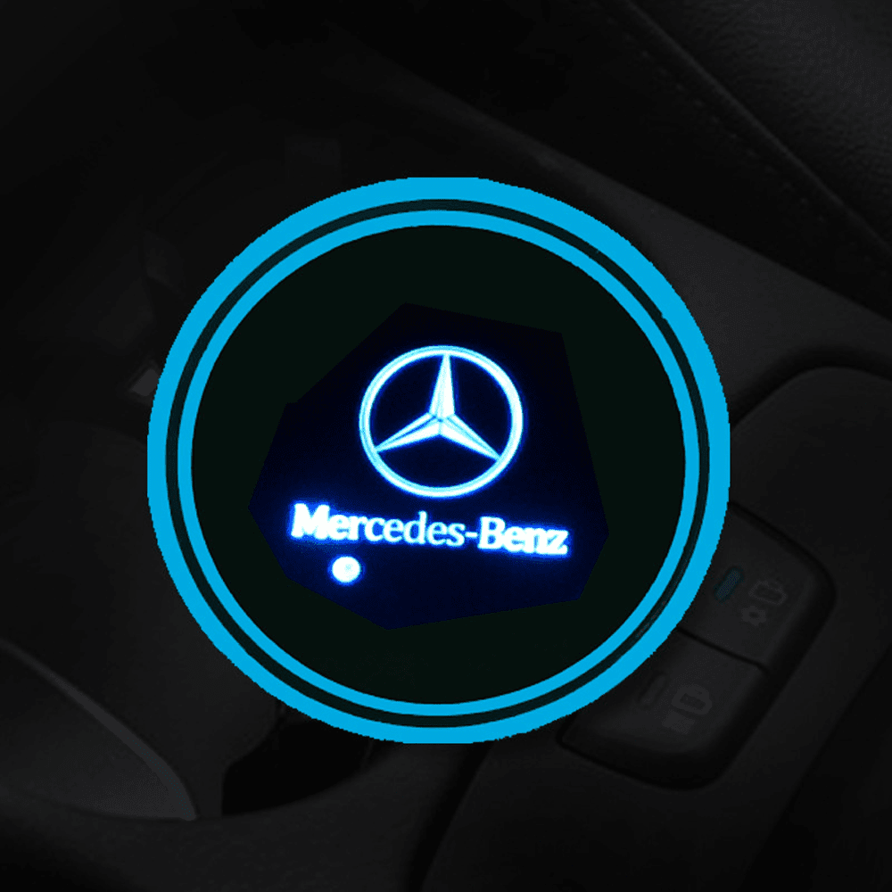 Mercedes-Benz-Compatible LED Cup Holder Light