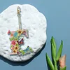 1Pc DIY Diamond Painting Lettter Keychain