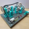 Motor Transmission Model Toy, Metal Machinery Demonstration Gear, Rotation Instrument, Relation Scientific Experiment