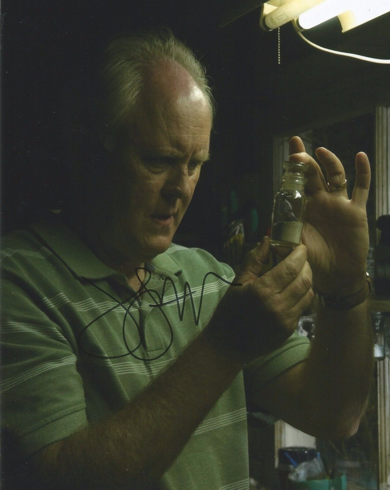 John Lithgow Signed Dexter 10x8 Photo Poster painting AFTAL