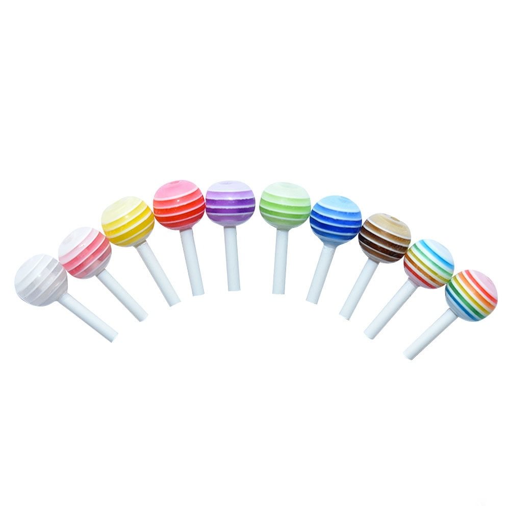 50Pcs Lollipop Shaped Charms For Acrylic Nails Resin Nail Art Multi-Design Decoration Studs Jewelry Manicure Nail Art Gems 2022