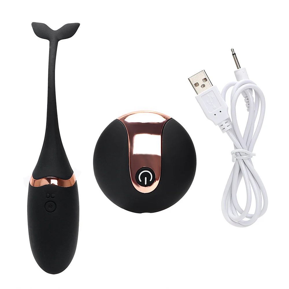 Female remote control masturbation device for fishtail massage egg jumping