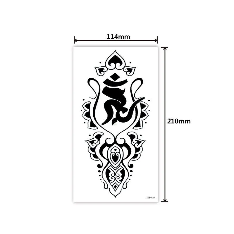 Full Arm Tattoo Sticker Creative Personality Small Full Arm Temporary Tattoo Original Waterproof Sweat Lasting Tattoo Sticker