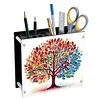 (US Only)DIY Tree Acrylic Diamond Painting Pen Holder Rhinestone Art Desk Organizer