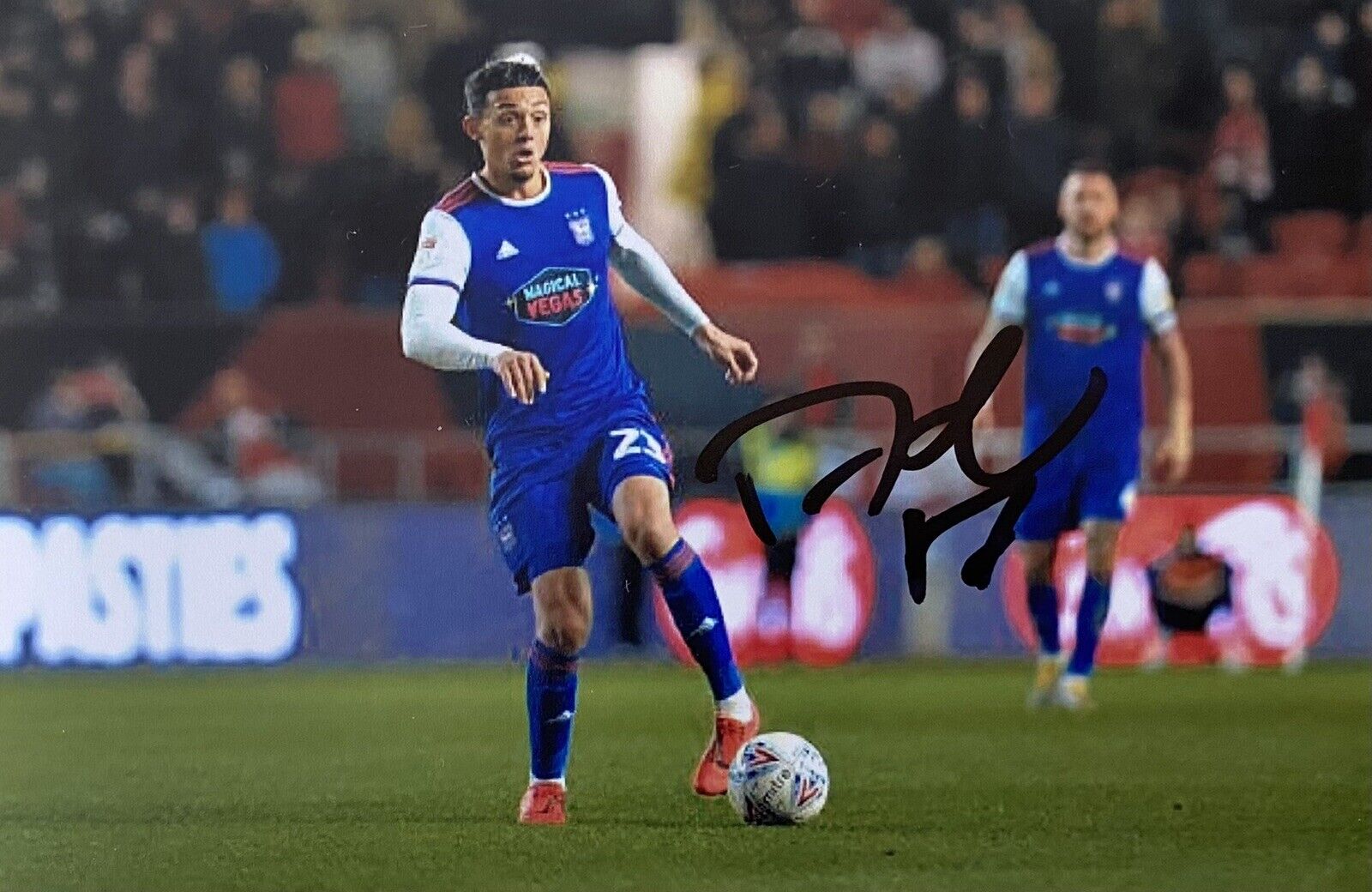 Andre Dozzell Genuine Hand Signed Ipswich Town 6X4 Photo Poster painting 2