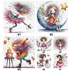 (Multi-Style) Quirky Girl-11CT Stamped Cross Stitch 40*40cm/15.75*15.75in