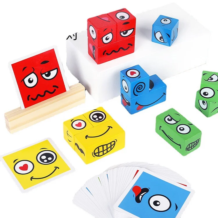 Puzzle Building Cubes