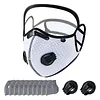 Cycling Face Mask with Active Carbon Filter Dust-Proof Breathable