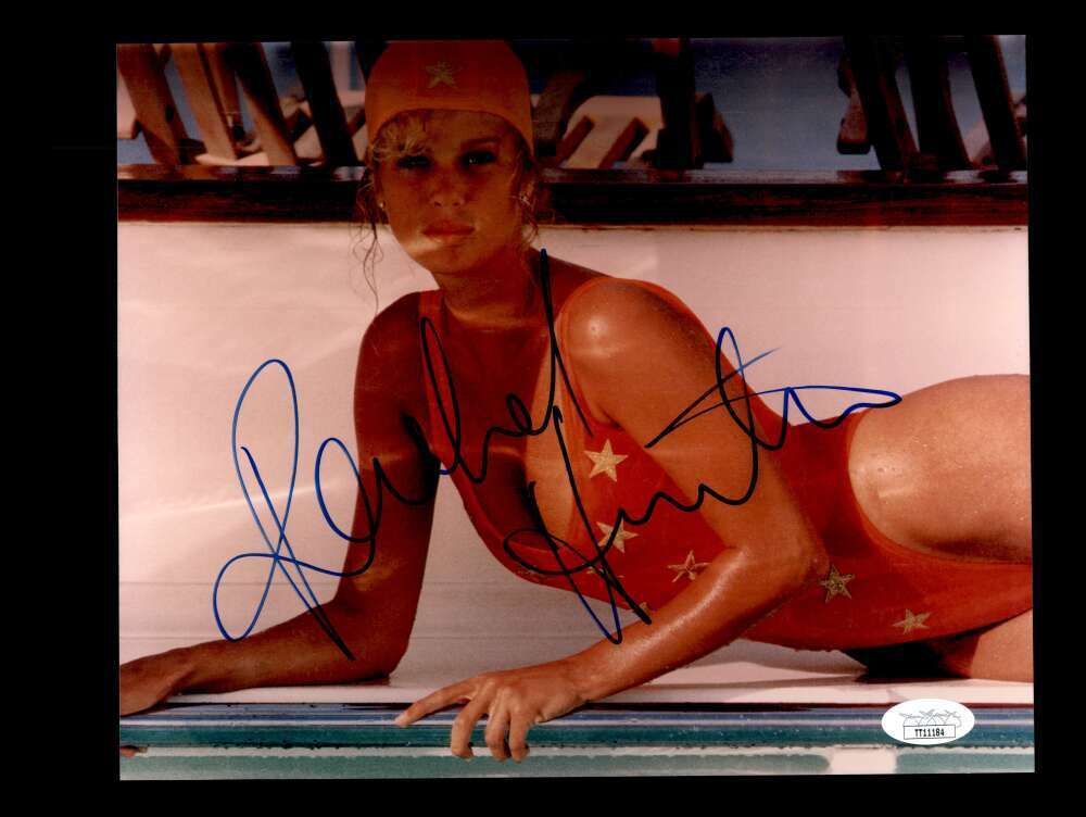 Rachel Hunter JSA Cert Signed 8x10 Photo Poster painting Autograph