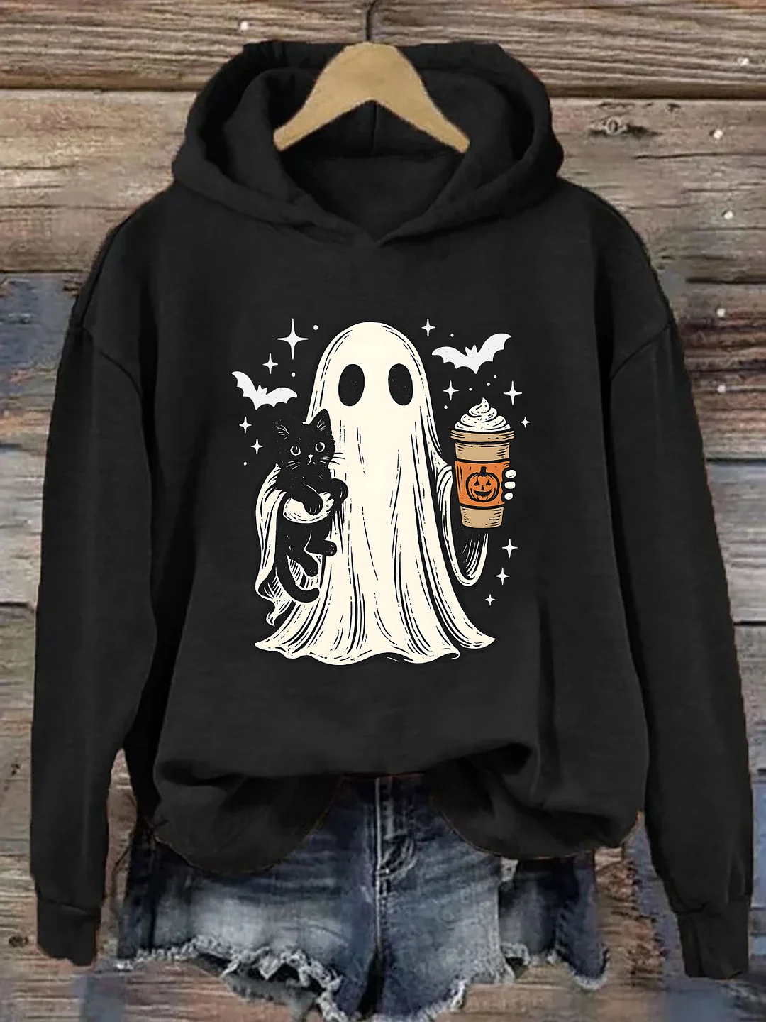 Pumpkin Spice Ghost Hoodie