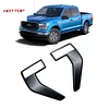 适用于福特21-22款F150猛禽翼子板侧边灯碳纤维装饰框改装叶子板2件套