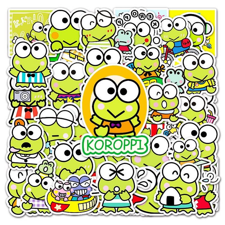 Big Eyes Frog Stickers pack of 50