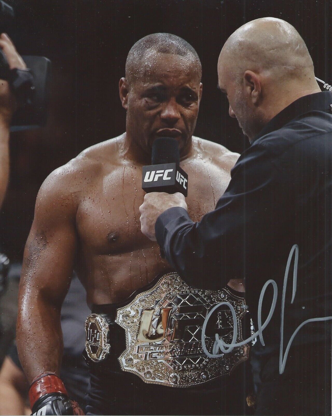 Daniel Cormier Signed 8x10 Photo Poster painting MMA UFC Champion Autographed COA B