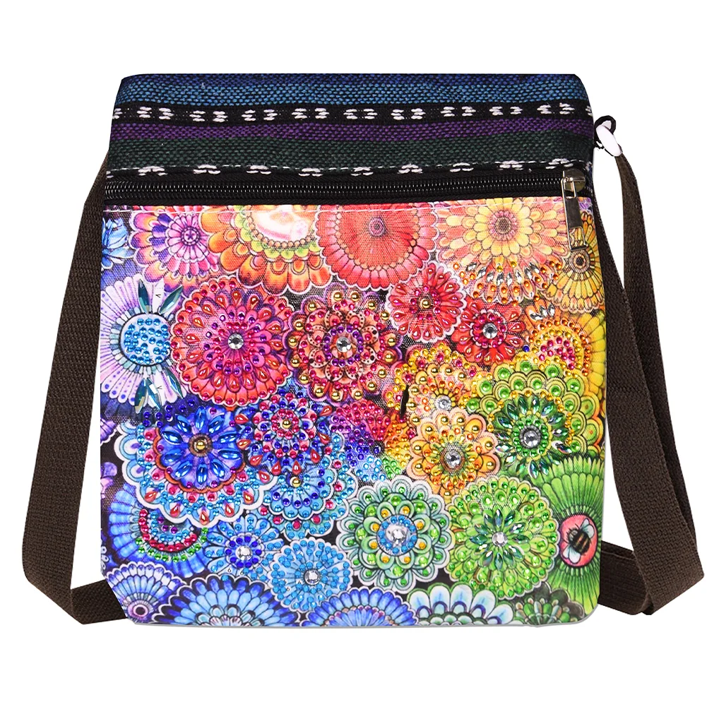 Special Shaped Diamond Painting Tote Bag for Adults Home  Organizer(Kaleidoscope) 5.99