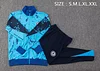 Joyfball 2024/2025 Chelsea Long Zipped Jacket Blue Ink Ejection Football Shirt 1:1 Thai Quality