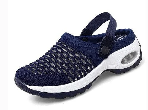 2021 New Women Shoes Casual Increase Cushion Sandals Non-slip Platform Sandal For Women Breathable Mesh Outdoor Walking Slippers